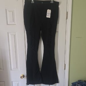 Black Flare & Wide Leg Jeans